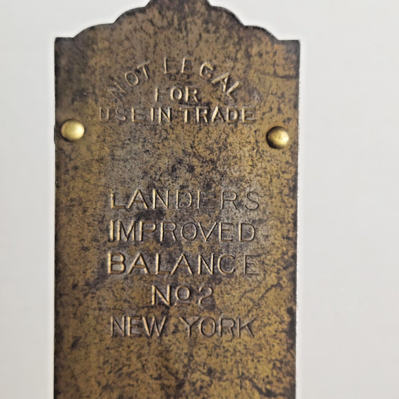 Landers Improved Balance Spring Hook Scale No 2 Mercantile Hanging 0-50 Lbs Barn - Picture 5 of 10